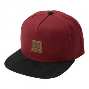 DC Shoes Brackers Snapback Hoed Heren Bordeaux | VYN17N-728