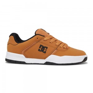 DC Shoes Central Leren Schoenen Heren Bruin | UER16F-239