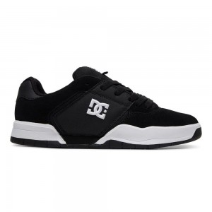 DC Shoes Central Leren Schoenen Heren Zwart Wit | ODA96T-094