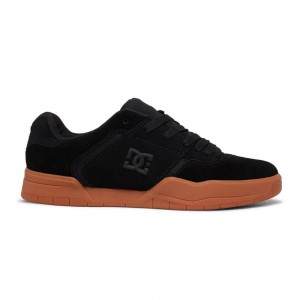 DC Shoes Central Leren Schoenen Heren Zwart Bruin | LZJ36P-166