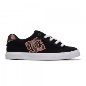 DC Shoes Chelsea TX SE Schoenen Dames Zwart Roze | QJB08V-943