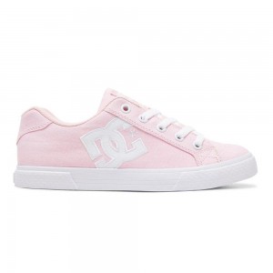 DC Shoes Chelsea TX Schoenen Dames Roze Wit | NBZ47K-350