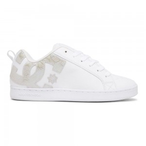 DC Shoes Court Graffik Schoenen Dames Wit Grijs | FUR90U-696