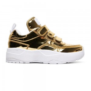 DC Shoes E.Tribeka Platform V LE 3-Riemen Schoenen Dames Goud | DPO47H-165