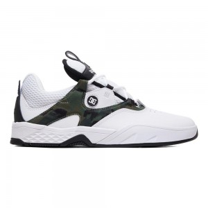 DC Shoes Kalis S Suede Schoenen Heren Wit Zwart | LIF73V-194