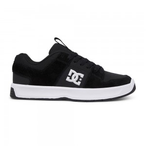 DC Shoes Lynx Zero Leren Schoenen Heren Zwart Wit | EZE90O-703