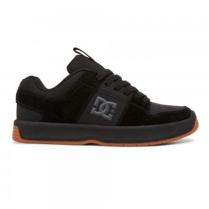 DC Shoes Lynx Zero Leren Schoenen Heren Zwart Bruin | YMQ39S-142