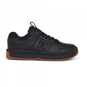 DC Shoes Lynx Zero Leren Schoenen Kinderen Zwart | YBQ15S-894