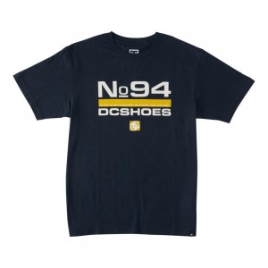 DC Shoes Nine Four T-Shirt Heren Donkerblauw | BNA83H-452