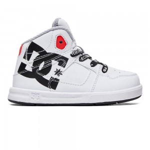 DC Shoes Pure SE High-Top Schoenen Kinderen Wit Zwart | WKV58M-931