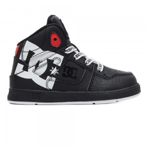 DC Shoes Pure SE High-Top Schoenen Kinderen Zwart Wit | QUN93R-613