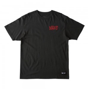 DC Shoes Slayer Shoeco T-Shirt Heren Zwart | NVH05R-785