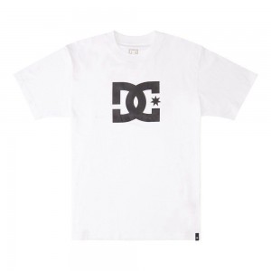 DC Shoes Star T-Shirt Heren Wit | UUD65T-375