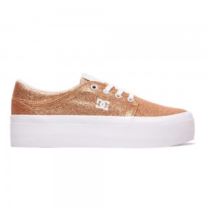 DC Shoes Trase Platform Schoenen Dames Goud | ZWV92R-158