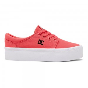 DC Shoes Trase Platform Schoenen Dames Roze Zwart | GYZ58J-297