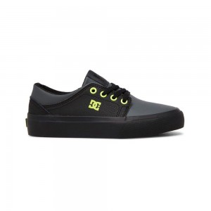 DC Shoes Trase Schoenen Kinderen Zwart Grijs | FPH20J-347