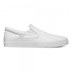 DC Shoes Trase Slip-On Schoenen Heren Wit | ELM43H-094