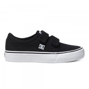 DC Shoes Trase V Schoenen Kinderen Zwart Wit | LIF55V-438