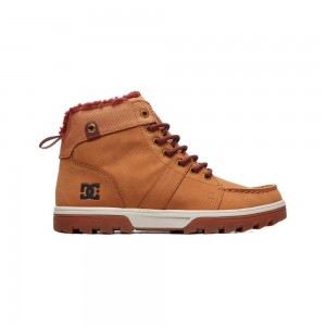 DC Shoes Woodland Leren Kanten-Up Laarzen Heren Bruin | ZWC72A-497