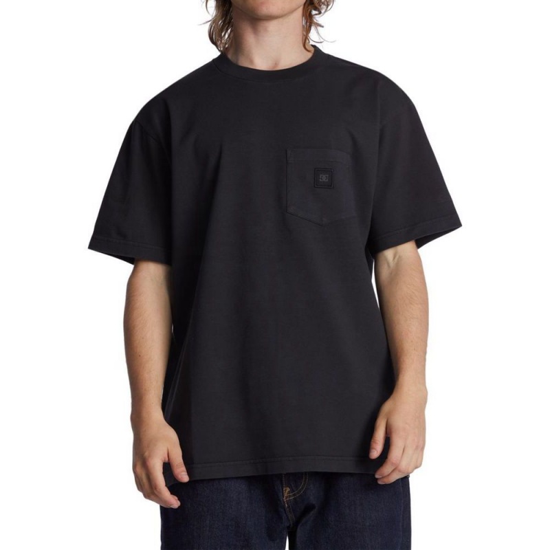 DC Shoes 1994 Pocket T-Shirt Heren Zwart | KIK64G-591