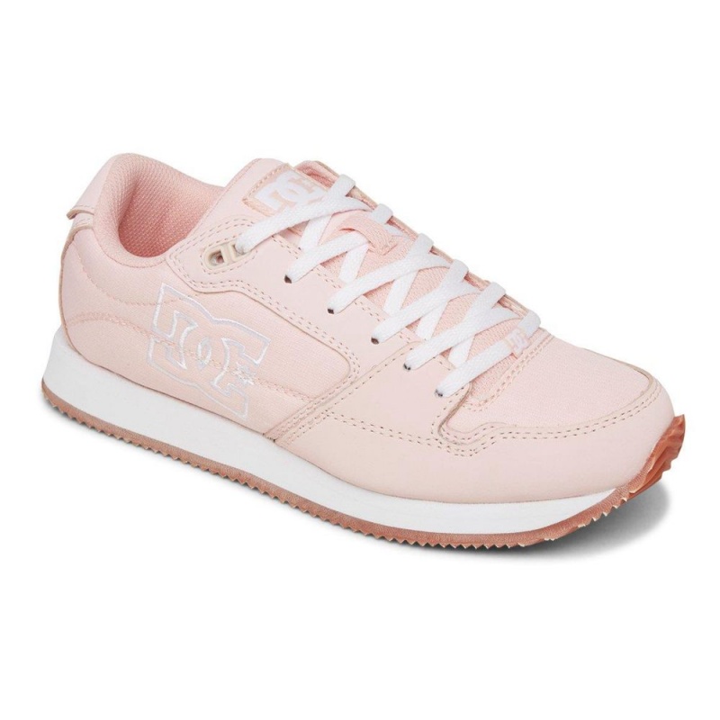 DC Shoes Alias Schoenen Dames Roze Wit | HIZ82S-320