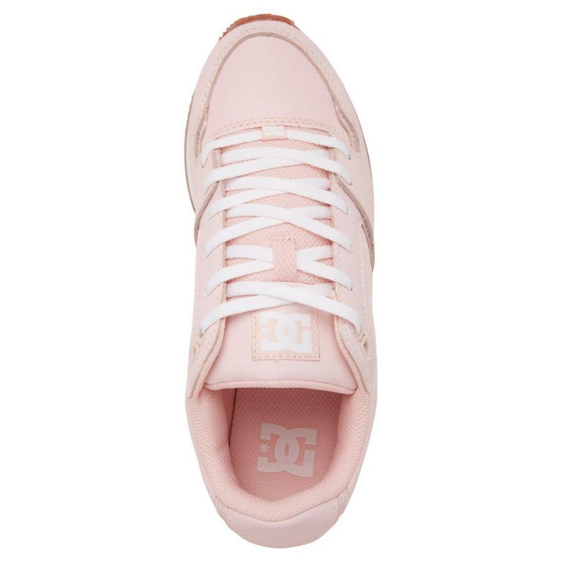 DC Shoes Alias Schoenen Dames Roze Wit | HIZ82S-320