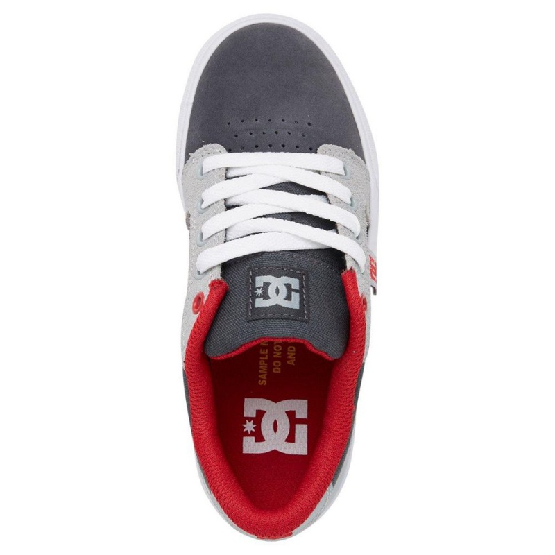 DC Shoes Anvil Schoenen Kinderen Grijs Rood | UUD08F-430