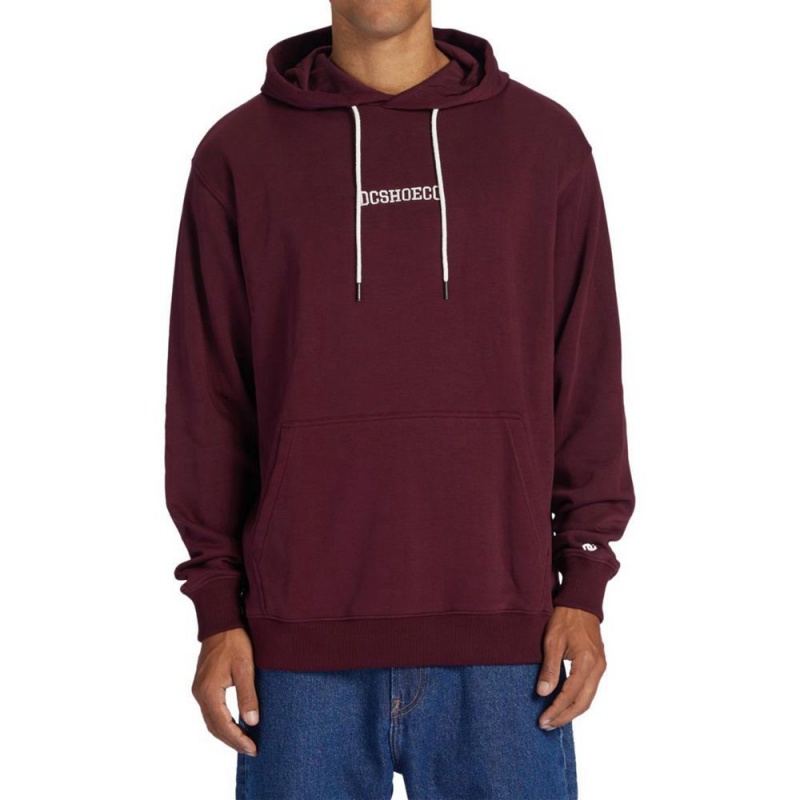 DC Shoes Baseline PH Hoodie Heren Bordeaux | JCD25N-071