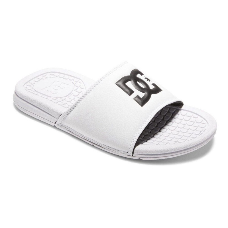 DC Shoes Bolsa Badeslippers Dames Wit Zwart | QEX87F-923