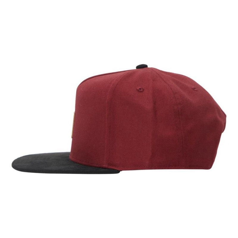 DC Shoes Brackers Snapback Hoed Heren Bordeaux | VYN17N-728