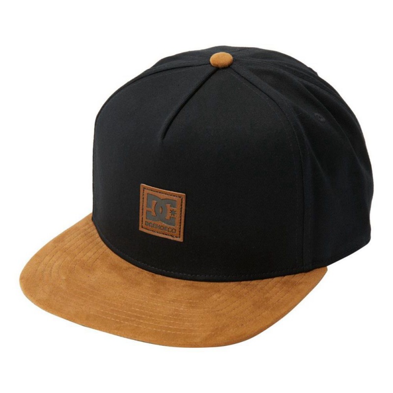 DC Shoes Brackers Snapback Hoed Heren Zwart | XGJ18H-734