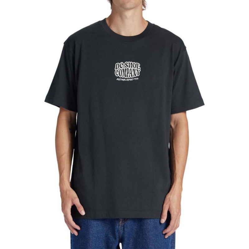 DC Shoes Bulgy T-Shirt Heren Zwart | MFB87V-231