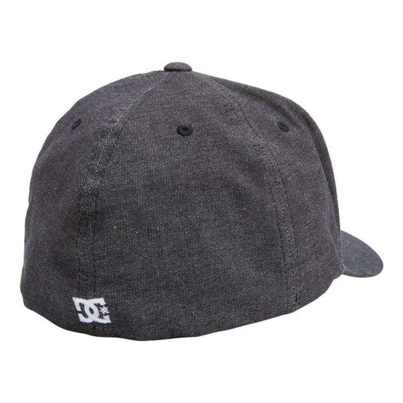 DC Shoes Capstar Flexfit® Hoed Heren Zwart | BAU92J-839