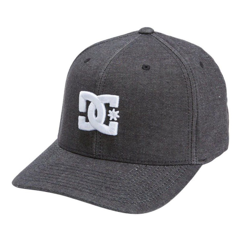 DC Shoes Capstar Flexfit® Hoed Heren Zwart | BAU92J-839