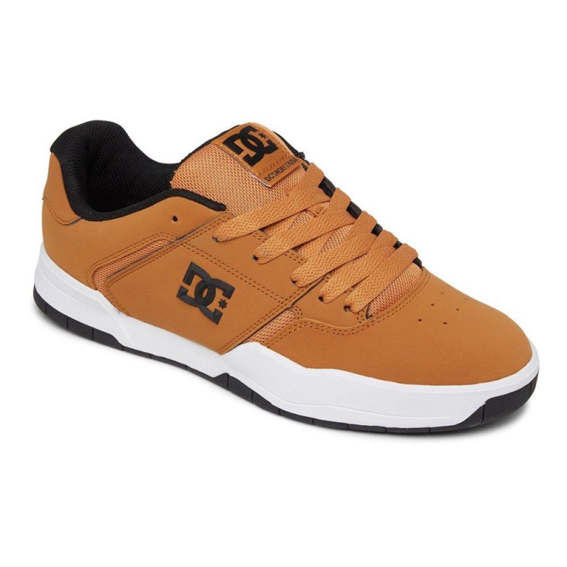 DC Shoes Central Leren Schoenen Heren Bruin | UER16F-239