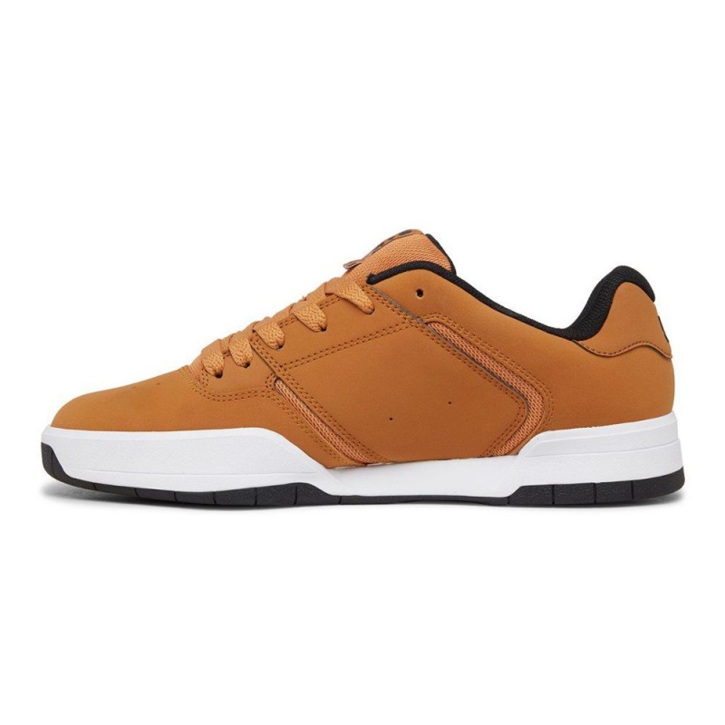 DC Shoes Central Leren Schoenen Heren Bruin | UER16F-239