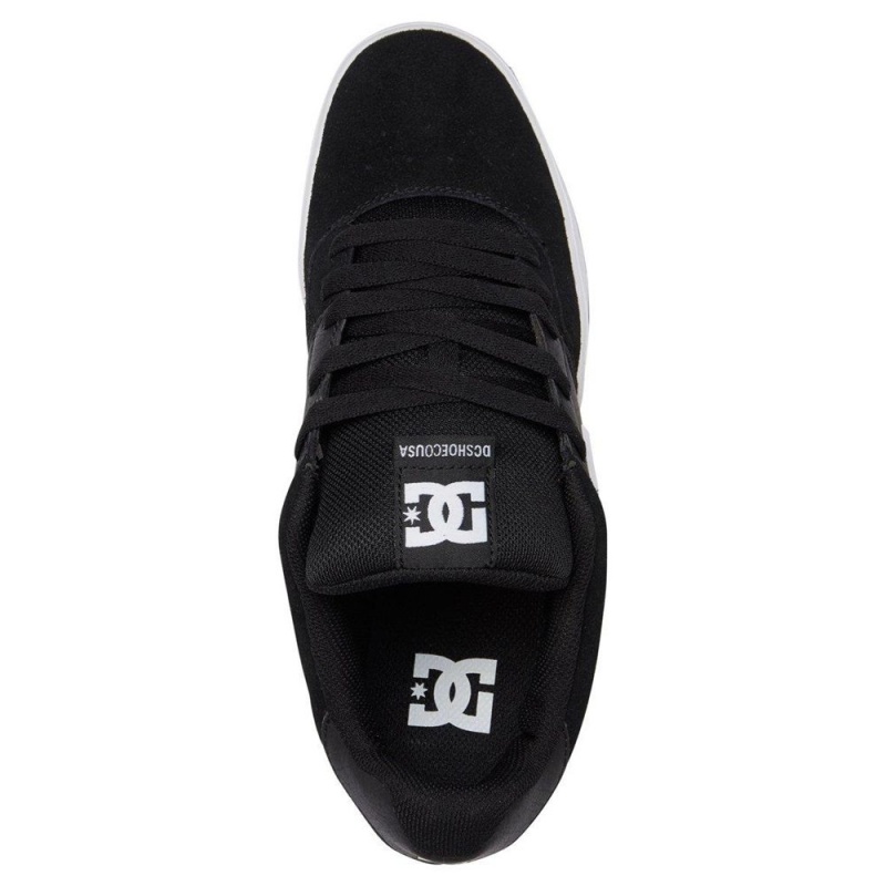 DC Shoes Central Leren Schoenen Heren Zwart Wit | ODA96T-094