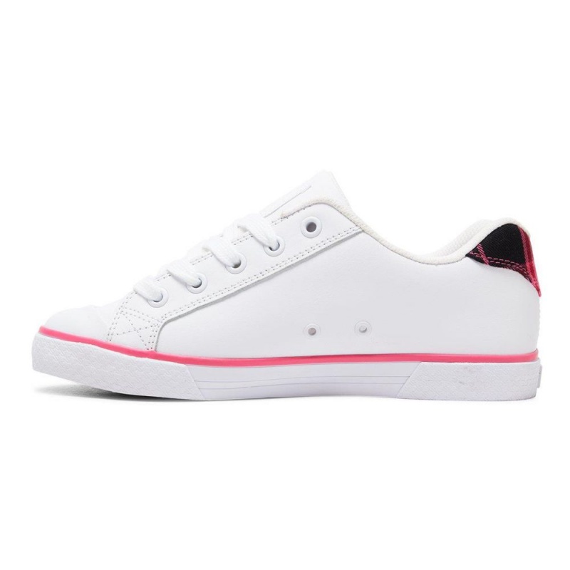 DC Shoes Chelsea SE Schoenen Dames Wit Roze | MUE37O-659