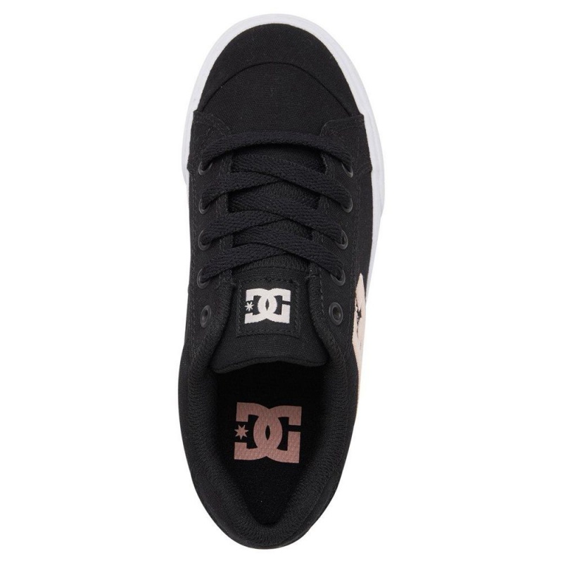 DC Shoes Chelsea Schoenen Kinderen Zwart Roze | EZA40P-137