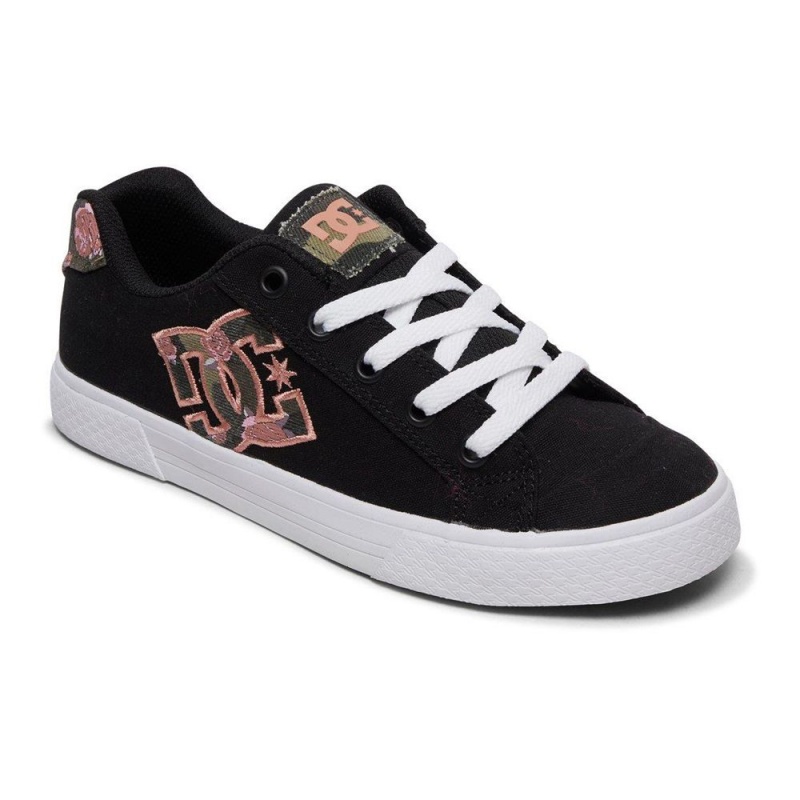 DC Shoes Chelsea TX SE Schoenen Dames Zwart Roze | QJB08V-943