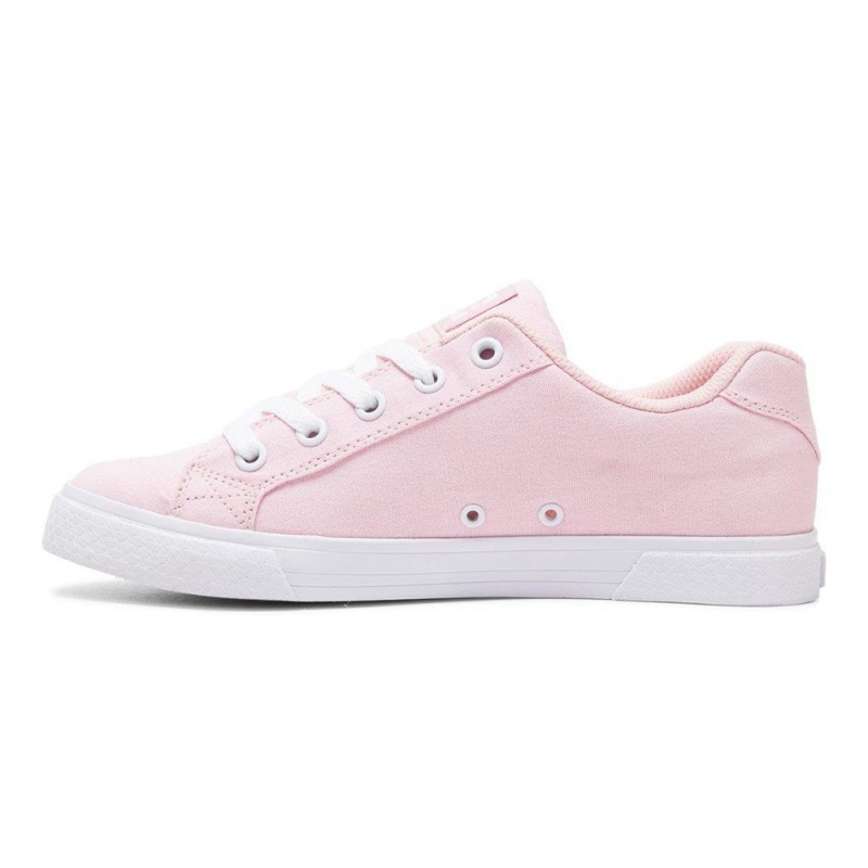 DC Shoes Chelsea TX Schoenen Dames Roze Wit | NBZ47K-350