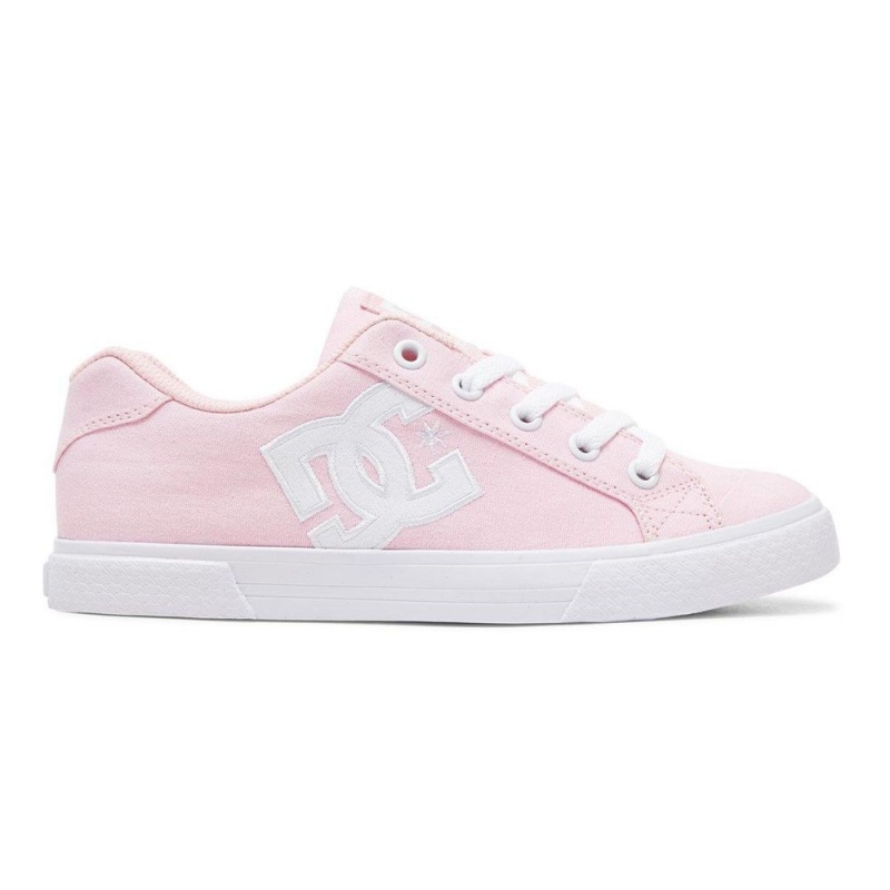 DC Shoes Chelsea TX Schoenen Dames Roze Wit | NBZ47K-350