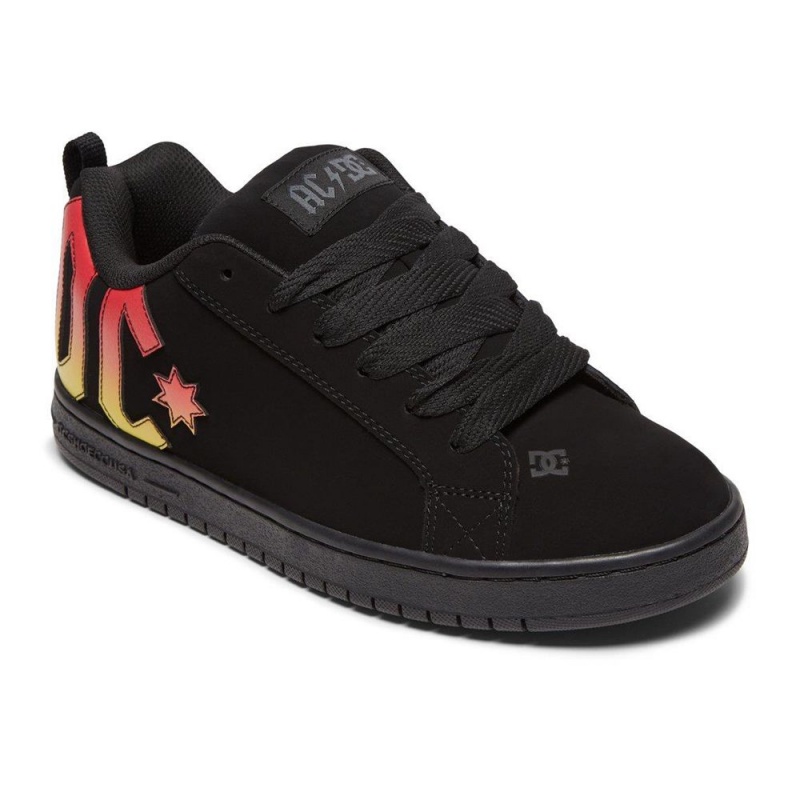 DC Shoes Court Graffik AC/DC Schoenen Heren Zwart | YAV14C-400