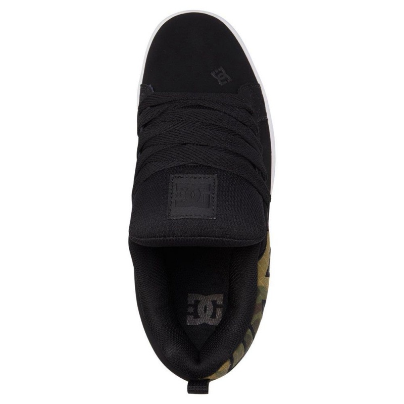 DC Shoes Court Graffik Schoenen Heren Zwart Camo | DEM94O-816