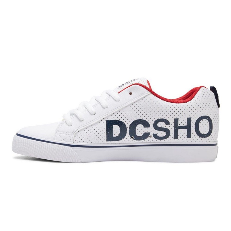 DC Shoes Court Vulc SE Schoenen Heren Wit Donkerblauw | BKI54P-043