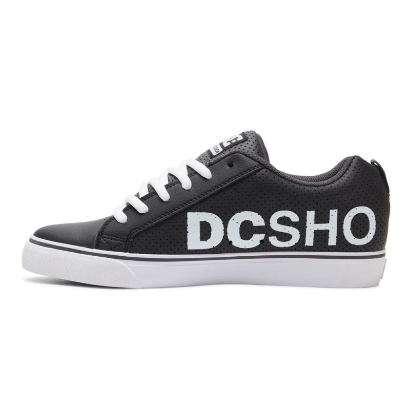 DC Shoes Court Vulc SE Schoenen Heren Zwart Wit | CXM96D-790