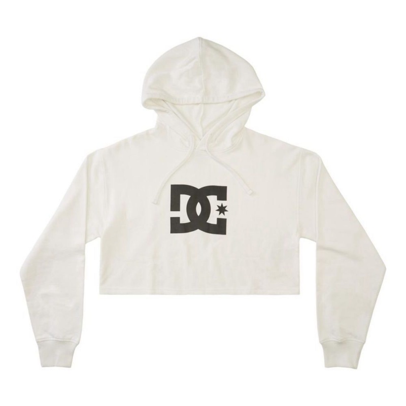 DC Shoes Cropped 2 Hoodie Dames Wit | YZG75Z-575