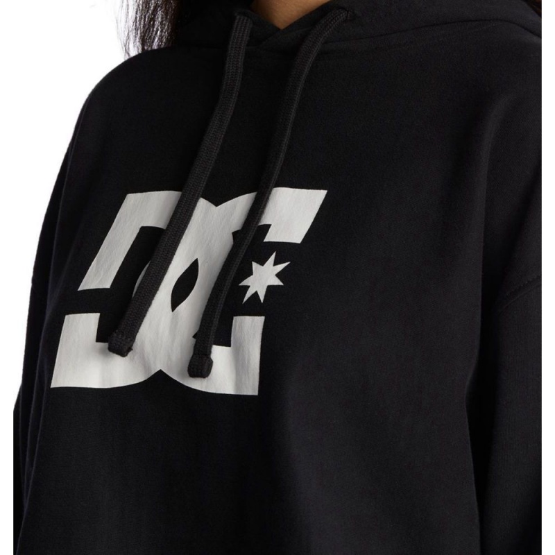 DC Shoes Cropped 2 Hoodie Dames Zwart | XIA20S-812