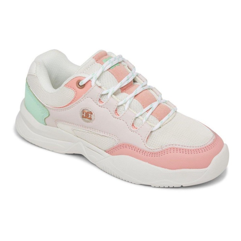 DC Shoes Decel Schoenen Dames Grijs Roze | MFJ82R-066