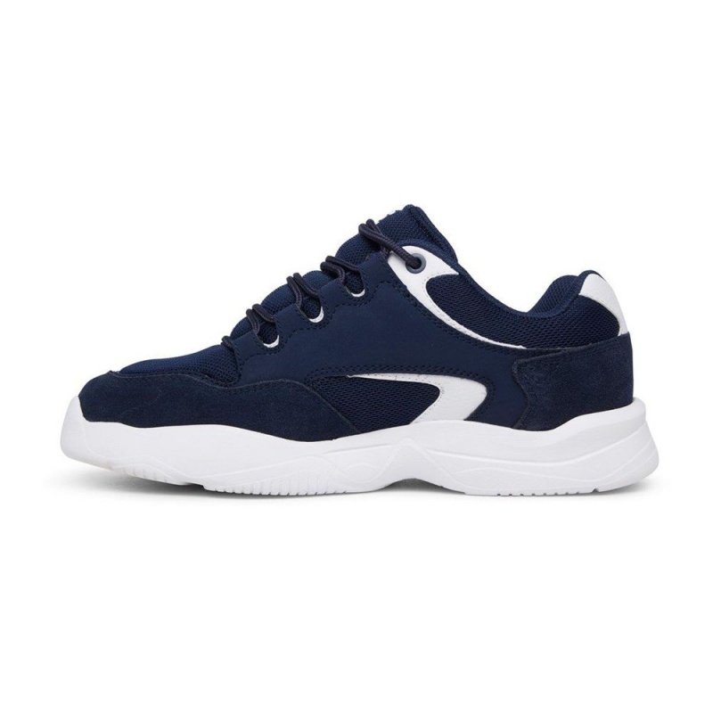 DC Shoes Decel Schoenen Heren Donkerblauw Wit | GGQ29W-147